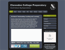 Tablet Screenshot of clarendoncottage-school.co.uk